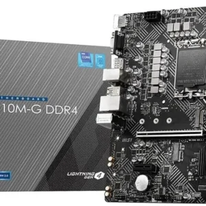 MSI PRO H610M-G DDR4 mATX LGA 1700 Socket  PCIe 4, 2.5G LAN, M.2 Slots, USB 3.2