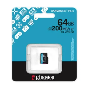 KINGSTON SDCG4/64GB MicroSD Canvas Go Plus 200MB/s