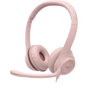 Logitech H390 USB-A Headset Rose