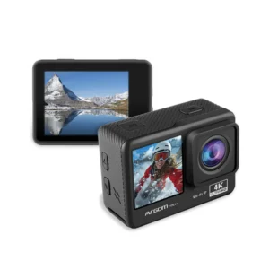 Argom Epic 88 4K/60FPS UHD Action Camera - Touchscreen, 6-Axis EIS, Dual Screens