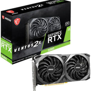 MSI Ventus GeForce RTX 3060 12GB GDDR6 PCI Express 4.0 Graphics Card