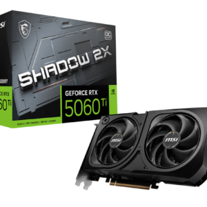 MSI G506T-16S2CP NVIDIA GeForce RTX 5060 Ti SHADOW 2X OC PLUS Graphics Card 16GB GDDR7 PCI Express